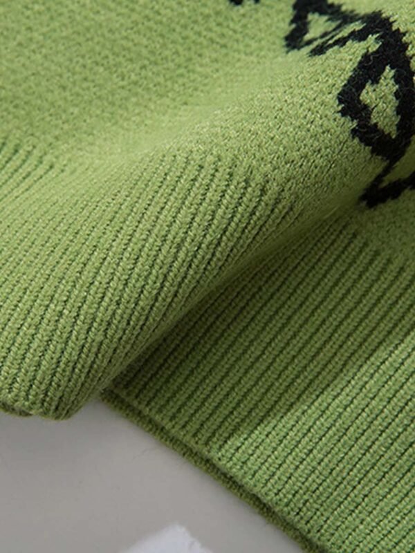 Cartoon Dinosaur Printed Sweater - 1004