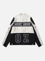 Embroidery Baseball Suit Motorcycle Jacket-1517