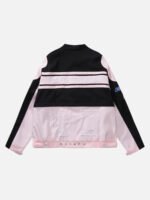 Embroidery Baseball Suit Motorcycle Jacket-1517