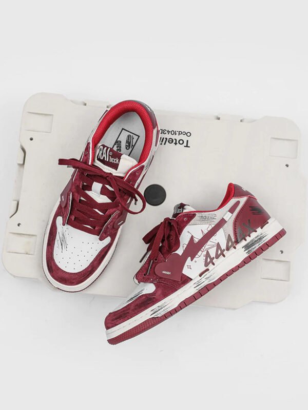 Graffiti Skate Sports Casual Shoes - 1499