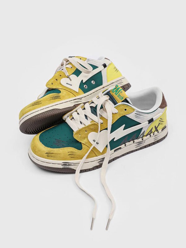 Graffiti Skate Sports Casual Shoes - 1499