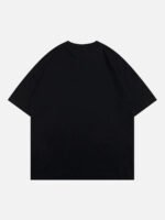 Masked Gangster Portrait Printed T-Shirt-1533