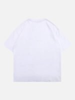 Masked Gangster Portrait Printed T-Shirt-1533