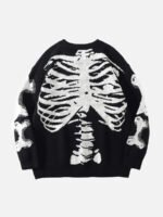 Skeleton Knit Sweater -1185