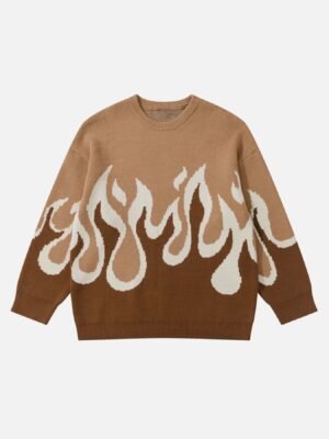 Vintage Flame Jacquard Jersey