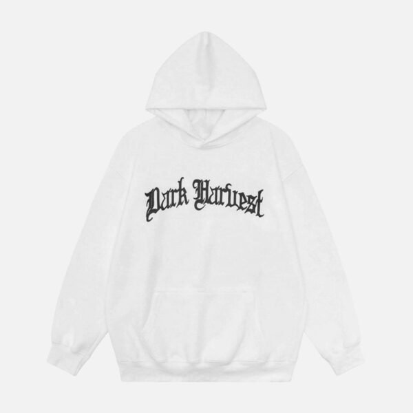 Pentagram Print Hooded Sweatshirt