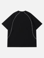 Retro Letter Print T-shirt