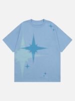 Retro Star Print T-shirt