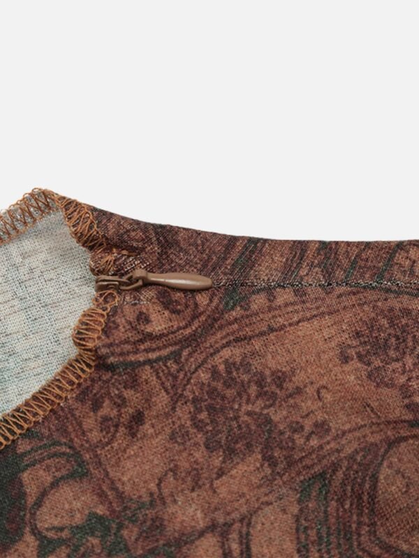 American Vintage Butterfly Embroidery Pattern Sleeveless Vest -1605