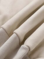 Retro Letter Embroidery Cardigan Hoodie Jacket