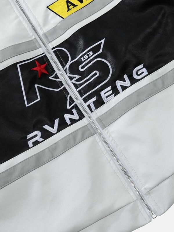 American Vintage Hip-hop Biker Cotton Jacket -1539