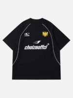 Retro Letter Print T-shirt