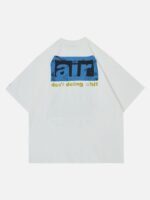 American Cartoon Character Print T-shirt