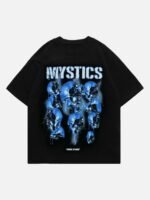 American West Coast Skull Vintage T-shirt Short Sleeve