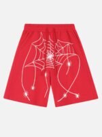 American Vintage Spider Print Shorts