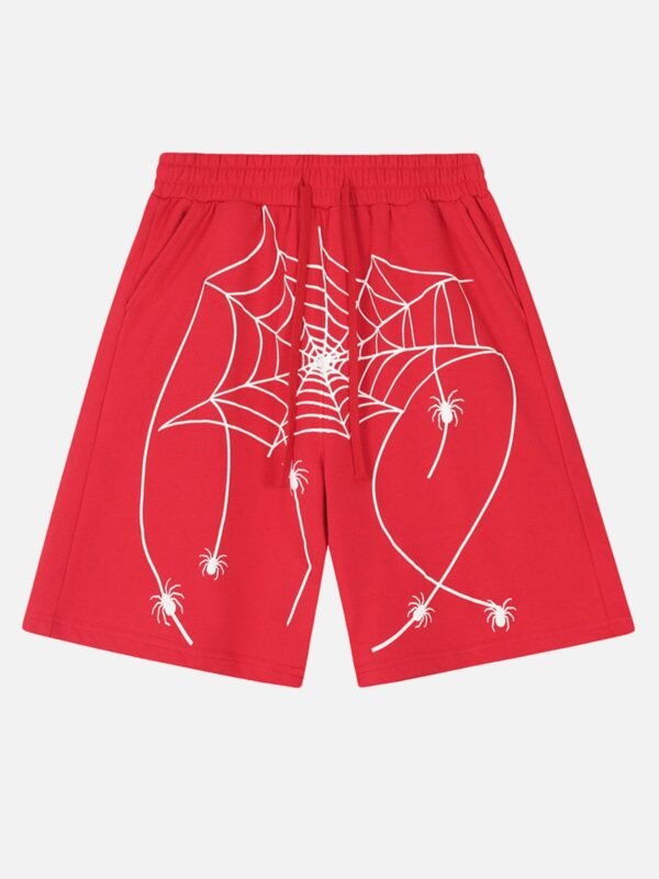 American Vintage Spider Print Shorts