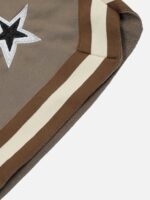 Letter Embroidery Loose Shorts