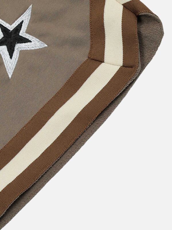 Letter Embroidery Loose Shorts