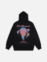 Sunset Letter Print Hooded Sweatshirt
