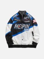 American Street Hip-hop Patchwork Embroidered Jacket -1356