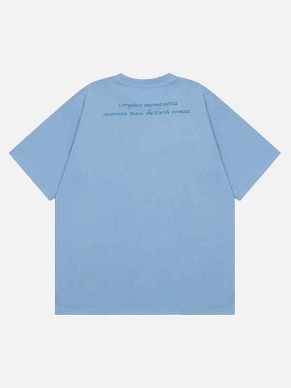 Retro Star Print T-shirt