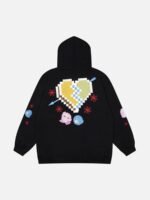 Planet Hooded Zipper Hoodie