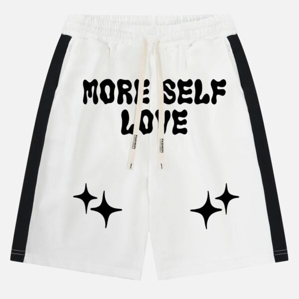 Color-coded Printed Casual Shorts