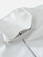 American Vintage Hip-hop Biker Cotton Jacket -1539