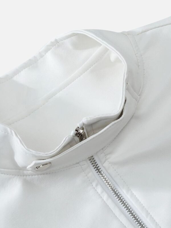 American Vintage Hip-hop Biker Cotton Jacket -1539