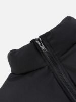 American Retro Letter Print Autumn And Winter Thickening Loose Down Jacket Couple Models -1393