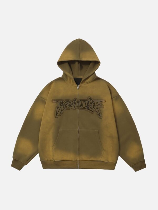 Print Gradient Hoodie