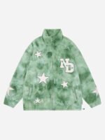 Embroidered Star Lambswool Jacket