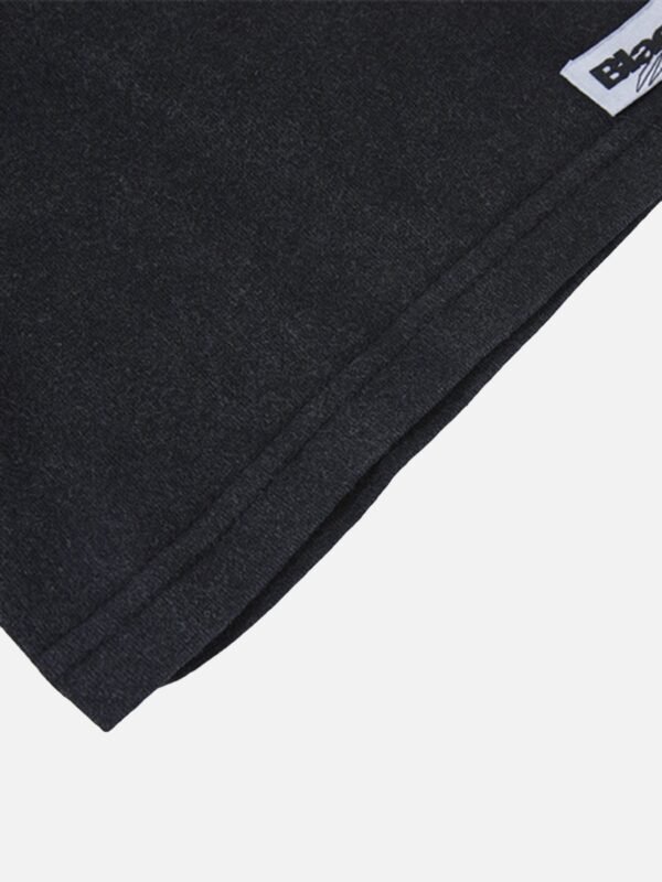 Dark Time Hourglass Print T-shirt