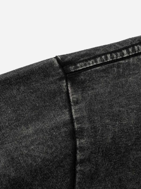 American Hip-hop Flame Skull Made Of Old T-shirt